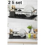 Suntel Modern Mutfak Düzenleyici 2'li Set (Bulaşıklık & Sıvı Sabunluk )
