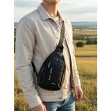 Suntrend Unisex Göğüs ve Omuz Çantası Body Bag - Siyah
