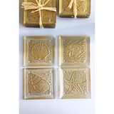 Sunu Gold Marin Cam Bardak Altlığı 10 x 10 cm 4'lü