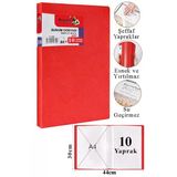 Sunum Dosyası 10 Lu 1 Paket Poşet Dosyalı Katalog Dosyası 10 Poşetli Kendinden Dosya Plastik Kapaklı