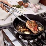 Sunum Maşası Barbekü Maşası Mangal Maşa Çelik Salata Maşası 40 cm - 0 - 3 lt - 51R-Turuncu