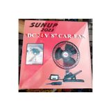 SUNUP 24 VOLT ARAÇ İÇİ OTO VANTİLATÖR FAN 8 İNC MANDALLI OTOMATİK DÖNER BAŞLIKLI