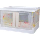 Sunup SN-25884 32L Katlanabilir Plastik Saklama Kutusu Renkli Kapaklı Tekerlekli