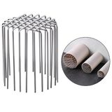 Sunup SN-26824 Paslanmaz Çelik Havalandırma Kapağı 120x110 Mm Pimaş Kapağı Kombi Borusu Kapak
