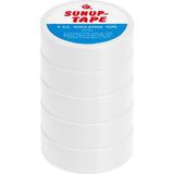 Sunup SN-27924 Beyaz 0.13X18MM Izole Pvc Elektrik Yalıtım Bant (5'li Paket) - Renkli