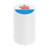 Sunup Sn-27924 Beyaz 0.13X18mm İzole Pvc Elektrik Yalıtım Bant (5'Li Paket)