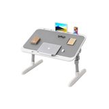 SUNUP SN-29698 Çok Fonksiyonlu Katlanabilir Yatak Koltuk Laptop Masası Yükseklik Ve Açı Ayarlı Gri 6