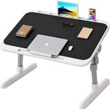 Sunup SN-29699 Çok Fonksiyonlu Katlanabilir Yatak Koltuk Laptop Masası Yükseklik ve Açı Ayarlı Siyah 60X40CM - Renkli - 1