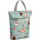 Sunveno Islak/ kuru Bez Düzenleyici Çanta, Açık Mavi 30X25 cm - Çok Renkli