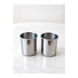 SUNVERA ÇELİK 304 Paslanmaz Çelik 250 ml 2 Adet metal Bardak | Kamp ,Piknik Kupası, Kahve Bardağı, Çay Bardağı, Su Bardağı, Outdoor Bardak, Seyahat Bardağı, Kırılmaz Bardak, Çok Amaçlı Mutfak Bardağı