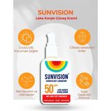 Sunvision 50 ml Leke Karşıtı Güneş Kremi