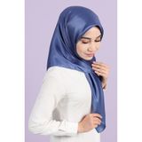 Sunway Kadın Indigo Düz Renk Kristal Eşarp