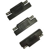 Sunway Solar SAE Polarite Ters Adaptör Konnektörleri SAE için SAE Hızlı Bağlantı Kesme Uzatma Kablosu, Güneş Paneli Pil Güç Şarj Cihazı ve Bakımcı-3Pack