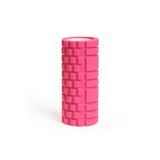 SUNYOGA Foam Roller Masaj Rulosu – Yoga, Pilates, Fitness ve Fizyoterapi İçin EVA Köpük Masaj Aleti (33x14 cm) (Pembe)