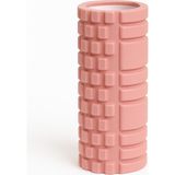 Sunyoga Foam Roller Masaj Rulosu – Yoga, Pilates, Fitness ve Fizyoterapi Için Eva Köpük Masaj Aleti (33X14 Cm) - Pudra