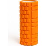 SUNYOGA Foam Roller Masaj Rulosu – Yoga, Pilates, Fitness ve Fizyoterapi İçin EVA Köpük Masaj Aleti (33x14 cm) (Turuncu)