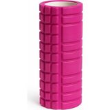 SUNYOGA Yüksek Yoğunlukta Orta Sert Foam Roller Fıtness Pilates Yoga Masaj Rulosu Masaj Köpüğü FUŞYA RENK - Bordo