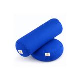 SUNYOGA Zafu meditasyon Bolster & Yoga Meditasyon Minderi Karabuğday dolgulu Saks mavi renk