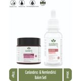 Suoderm 2 Adet Canlandırıcı & Nemlendirici Bakım Seti Tüm Cilt Tipleri İçin Toz Peeling & Serum - 50 G / 30 ML