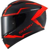 Suomy Track-1 Kask Reactıon Mat Antrasit Kırmızı - XL