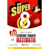 Süper 8. Sınıf Matematik Yeni Nesil Deneme Sınavı Nitelik Yayınları