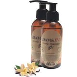 Süper Adam & Eve Vanılla Massage Oil 2 Adet Vanilya Aromalı Vücut Masaj Yağı - 1li