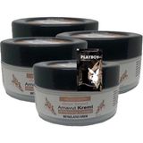 Süper Arnavut Kremi 4X50 ml Cilt Renk Açıcı Masaj Bakım Kremi 1 Adet Jel ile - 1li