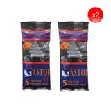 Süper Astor 5 Adet Çift Bıçaklı Erkek Tek Kullanımlık Tıraş Bıçağı 2 Paket