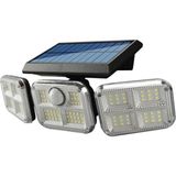 Süper Aydınlatma Güneş Enerjili Hareket Sensörlü 120 Ledli Solar Lamba-Bahçe-Sokak Aydınlatm - Çok Renkli