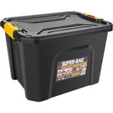 Super-Bag 40 Lt Saklama Kutusu Siyah Dayanıklı Malzeme ile Taşınabilir ve Çok Amaçlı Kullanım ASR-4037