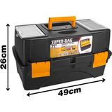 Super-Bag ASR-2068 21"takım Çantası(Raflı) - Siyah