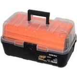 Super-Bag Şeffaf Balıkçı Takım Çantası 16" (Üç Raflı)