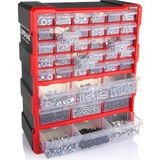 Super-Bag Süper Bag ASR-6001 Monoblok Çekmece Seti Büyük Tip 39'lu - Siyah