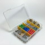 Super-bag Vida Çivi Dubel Seti 240 Parça 12 Bölmeli Organizerli Set