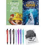 Süper Başkan Zamanı Durduran Saat ve Ayvayı Yedik Müzesi 2'li Set + Hediyeli