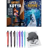 Süper Başkan Zamanı Durduran Saat ve Hayati Kopya Kayıp Çocuk Gizemi 2li Set