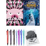 Süper Başkan Zamanı Durduran Saat ve Hayvan Çiftliği 2'li Set + Hediyeli
