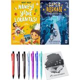 Süper Başkan Zamanı Durduran Saat ve Naneyi Yedik Lokantası 2'li Set + Hediyeli