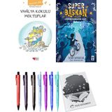 Süper Başkan Zamanı Durduran Saat ve Vanilya Kokulu Mektuplar 2'li Set + Hediyeli