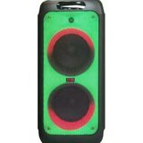 Süper Bass Büyük Boy Bluetooth Hoparlör Led Işıklı Çift Hoparlör Kablosuz Mikrofonlu Karaoke Speaker