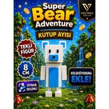 Super Bear Adventure Kutup Ayısı Figür Oyuncak | Oynar Eklemli 8 cm Koleksiyon Karakteri | Voltrex Design