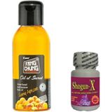 Süper Cabs Fang Chung Oil Of Secret 100ML Kayısı Aromalı Masaj Yağı 30LU Shogunx Erkeklere Özel - 1li