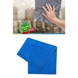 Süper Emici Mikrofiber Cam Bezi 40x40 cm, Yumuşak Leke ve İz Bırakmayan Parlak Yüzey Temizlik Bezi