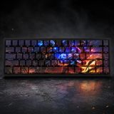 Super Galaxy Annie Temalı 68 Tuşlu Pbt Sublimasyon Mekanik Klavye Tuş Başlığı Seti (Keycaps Set) - Çok Renkli