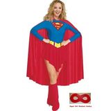 Super Girl Kostümü Yetişkin