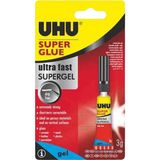 Super Glue Gel – Gel Tipi Japon Yapıştırıcı UHU40360 - Şeffaf