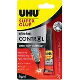 Super Glue Ultra Hızlı Japon Yapıştırıcı (UHU40755) - Şeffaf