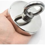 Süper Güçlü 80mm Büyük Magnet Fishing, Askılı Neodyum Mıknatıs, Kurtarma Mıknatısı
