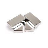 Süper Güçlü Neodyum Mıknatıs N35 Kalite Dikdörtgen - 40x20x10 Mm (4 Adet Set)