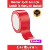 Süper Güçlü Su Geçirmez Sızdırmaz Kırmızı Renk Çok Amaçlı Tamir Izolasyon Bandı 48MM x 10M 1 Adet